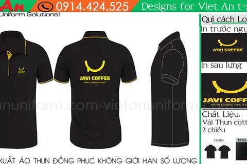 Sewing Javi Coffee shirt uniforms
